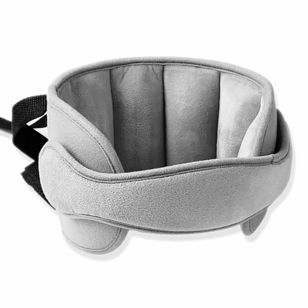 Gray Child Seat Headrest For Comfortable Travel