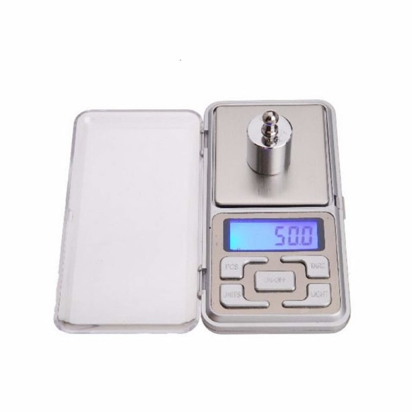 Precision Kitchen Scale Digital Pocket Scale Mini Scale with Display for Jewelry Tea Yeast Coffee 500g / 0.01g (ABS)