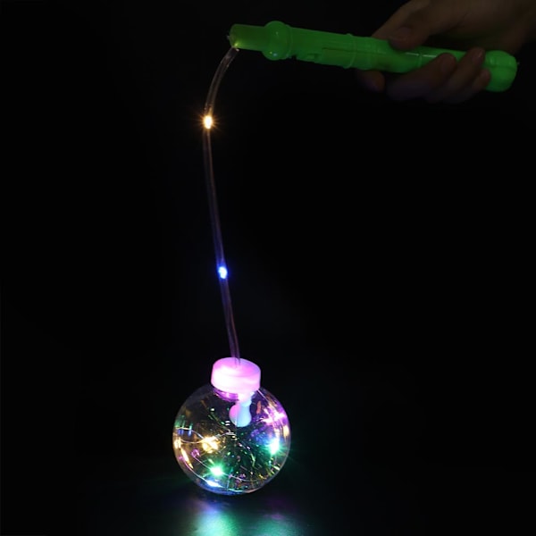 Värikkäät LED-pallovalot leluksi ja koristeeksi syntymäpäiväjuhliin (4 kpl)