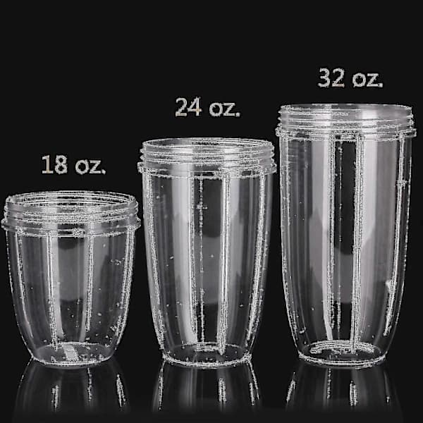 2 kpl vaihtokuppeja Nutribullet 24 oz -laitteeseen