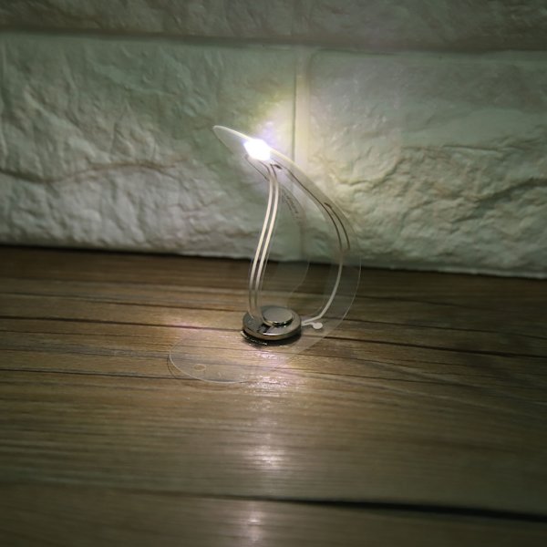 LED-bokmärke nattlampa mode mini bärbar nattlampa