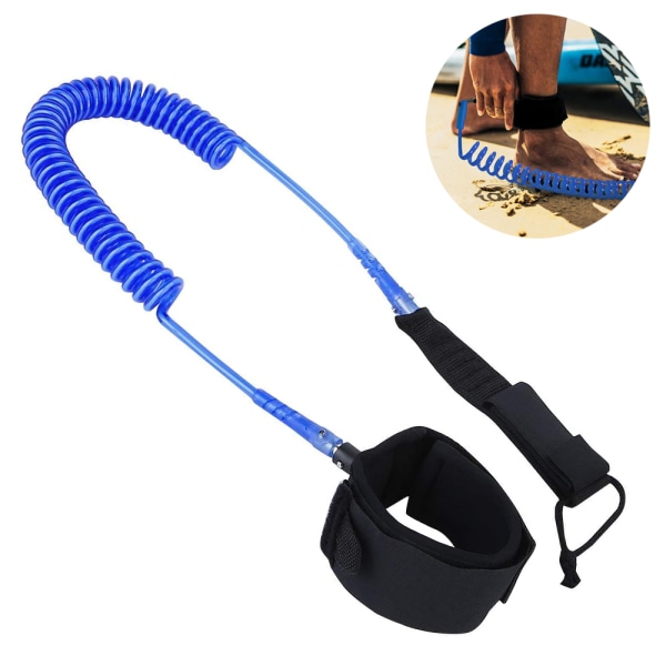 Spiral SUP-leash - Premium design for flatt og åpent vann Stand Up Paddle Board