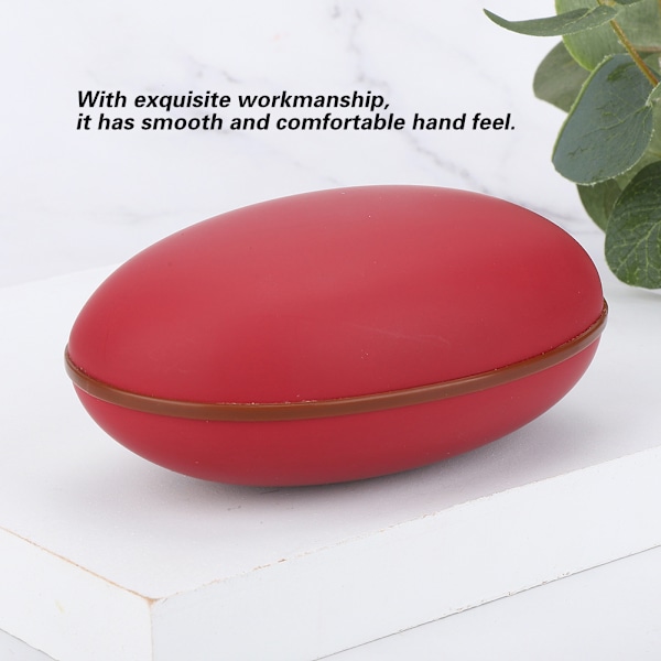 Pea Shaped Portable USB Charging Hand Warmer Mini Power Bank for Home Office UseDark Red