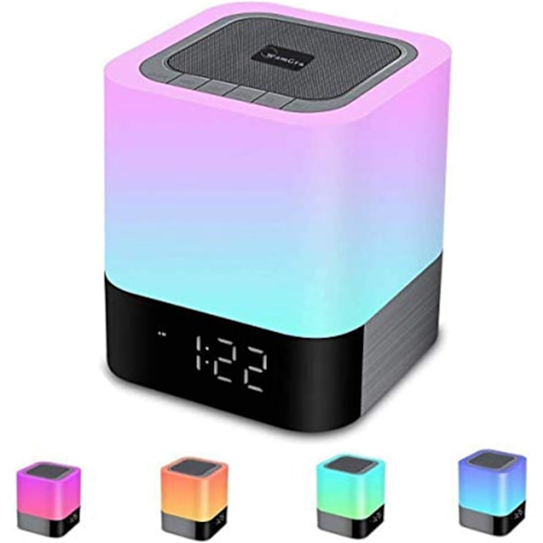 Sänglampa med Bluetooth-högtalare