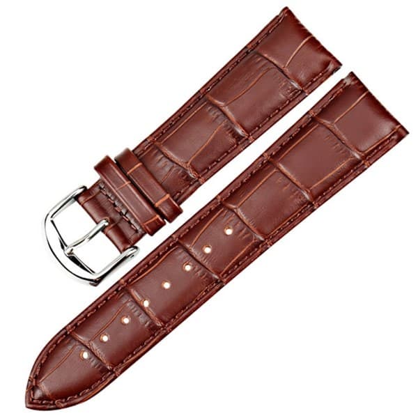 Stilfuld retro design urrem i PU læder blå 12mm