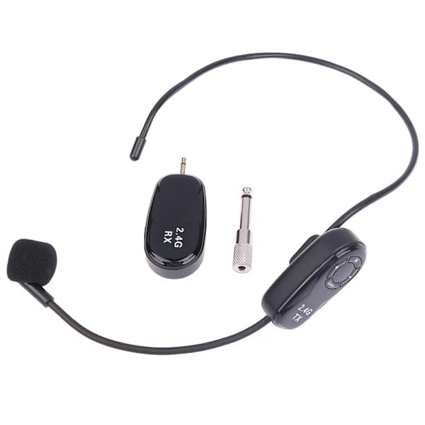 Headset 2.4G trådløs mikrofonsender med modtager
