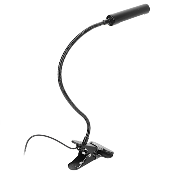 LED-klemme på lys øyebeskyttelse tatovering sminke USB-lading neglekunst skrivebordslampe svart