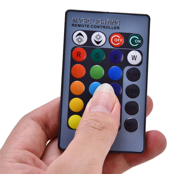 Himmennettävä RGB-LED-paneelilamppu, kattoon upotettava alasvalo, kaukosäätimellä, 5 W