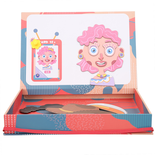 DIY Magnetpussel Jigsaw Ritbräda Förskola Tidig Utbildning Leksak Barn PresentMagnetiska Pussel