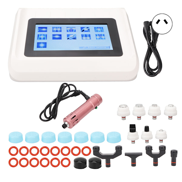 ED Shockwave Behandlingsenhet Förbättra Cirkulationen Minska Obehag Elektrisk Shockwave Terapi Maskin Roséguld 100‑240V AU-kontakt