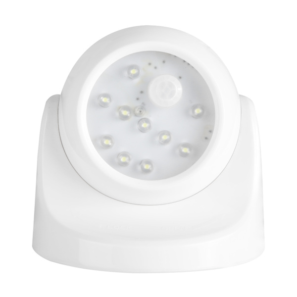 360° säädettävä PIR-liiketunnistin Ihmisen infrapunalamppu Induktio Turvallisuus 10 LED-yövalo