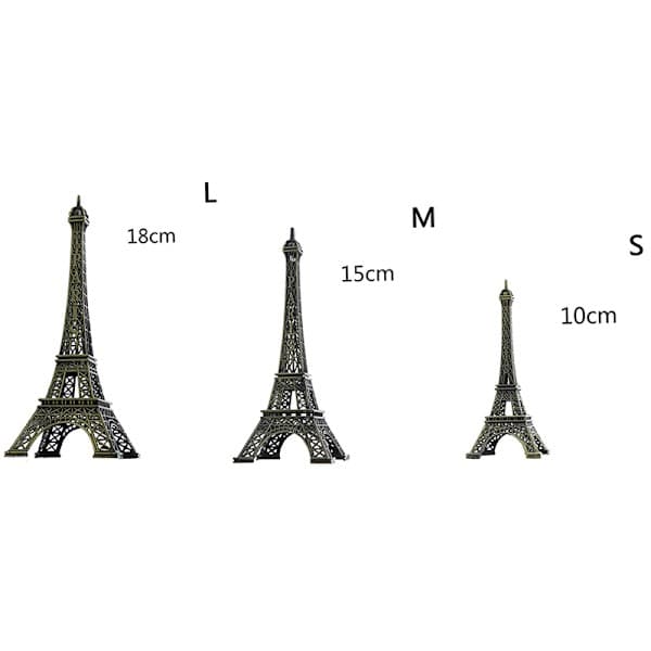 Mini Paris Eiffeltårn Model Skrivebordsstatue Statue Håndværk Souvenir S