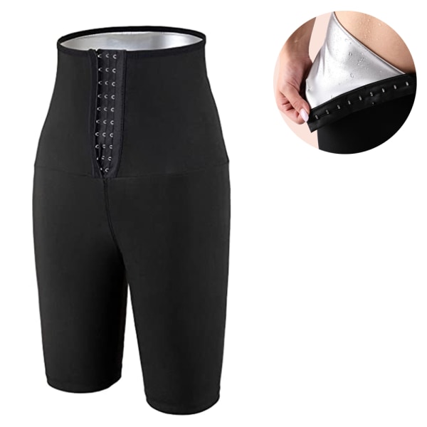 Sauna Sweat Shapewear Høy Midje Treningsdress Midjetrener Vekttap Nedre Kroppsformer Treningsdress Trening Fitness Gym