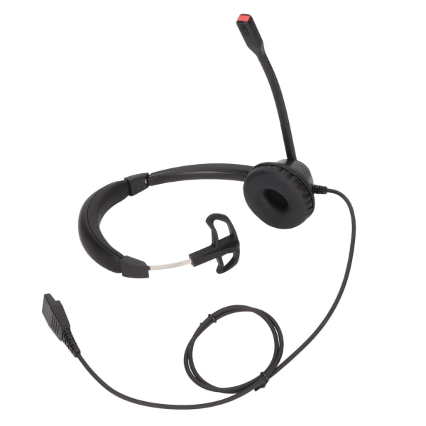 QD-forretningsheadset QD Hurtigplugg Grensesnitt Enkelt Øre NC-headset med HD-mikrofon for Telemarketing Call Center