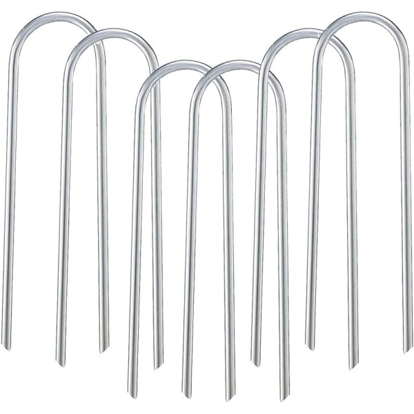 Trampoline Stakes U Shaped Anchors Metal For Soccer Goals,4pcs