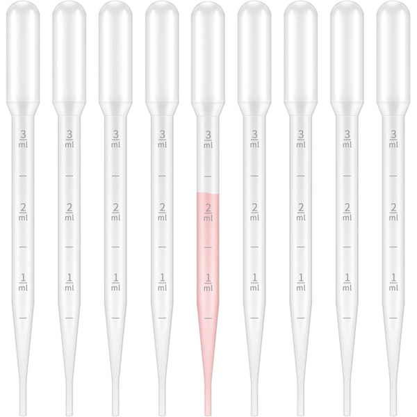 Pipettedråpe, overføringspipetter med skala