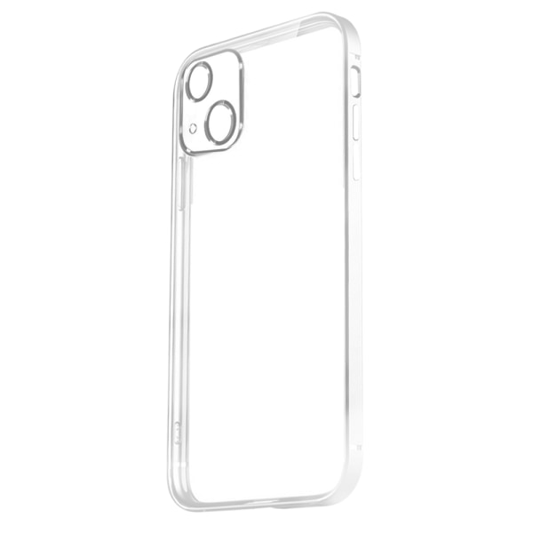 Krystallklar kompatibel med iPhone 12 iPhone 13 deksel, ikke-gulnende Slim Fit Ultra-Thin Soft Silicone Shockproof Kompatibel med iPhone 12,13