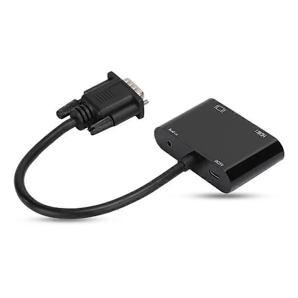 til HDMI HD Video Converter Kabel Plug-and-Play Adapter til Computer Projektor