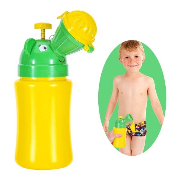 Bärbar baby reseurinal potta Sanitet och läckagesäker barn nödtoalett urinal träningsflaskkopp (honpotta) BOY - Potty Urinal