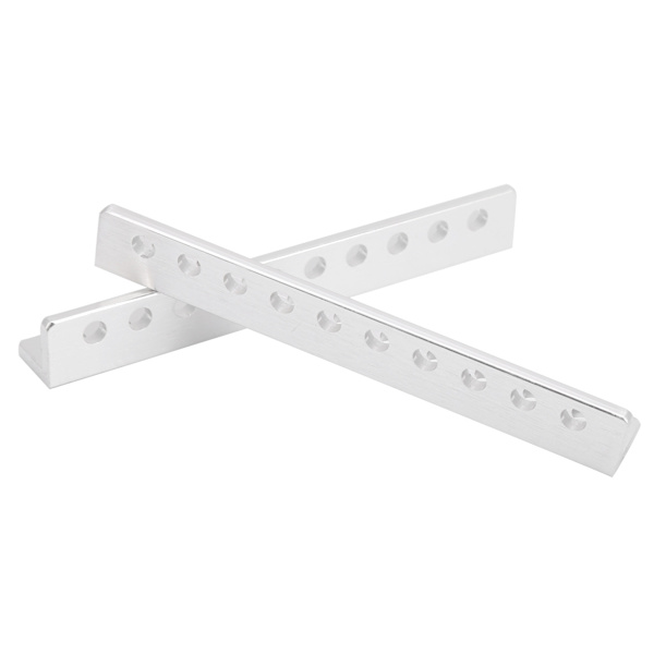 10-reikäinen L-muotoinen palkki alumiini 3103-0010-0088 Teollisuusrobotin lisävaruste 12x12x88mm