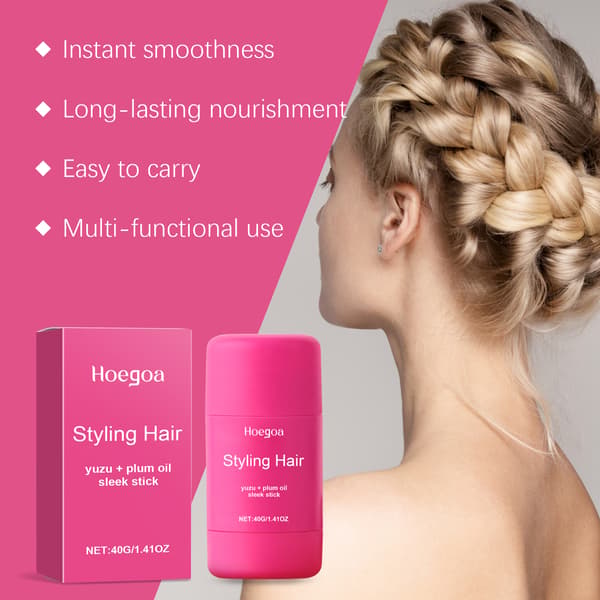 Hårvoksstift til styling af krøller, dreadlocks og skabelse af volumen, glans og fugt. Bærbar hårvoksstift.