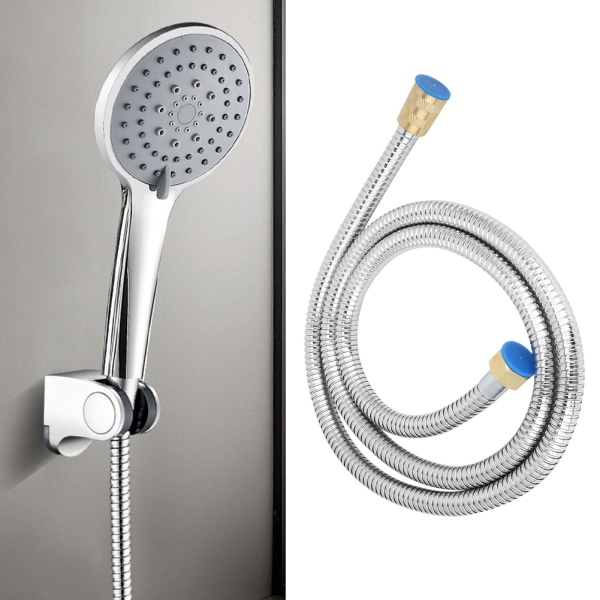 G1/2in Stainless Steel Pull out Shower Hose Bathroom Anti Explosion Showering Hose Replacement