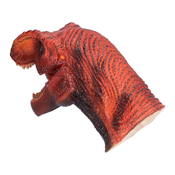 Dinosaur hånddukker realistiske interaktive gummi dinosaur håndleker for festfortelling