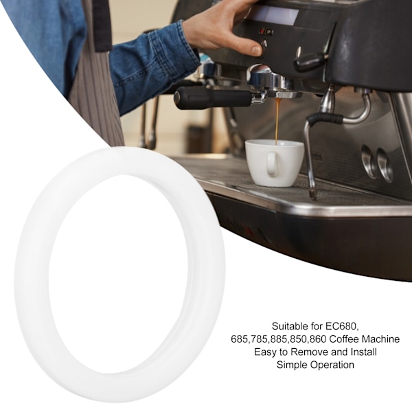 51mm Silikon Ångring Kaffeemaskin Brygghuvud Silikonring Ersättningsdel för EC680 685 785 885 850 860