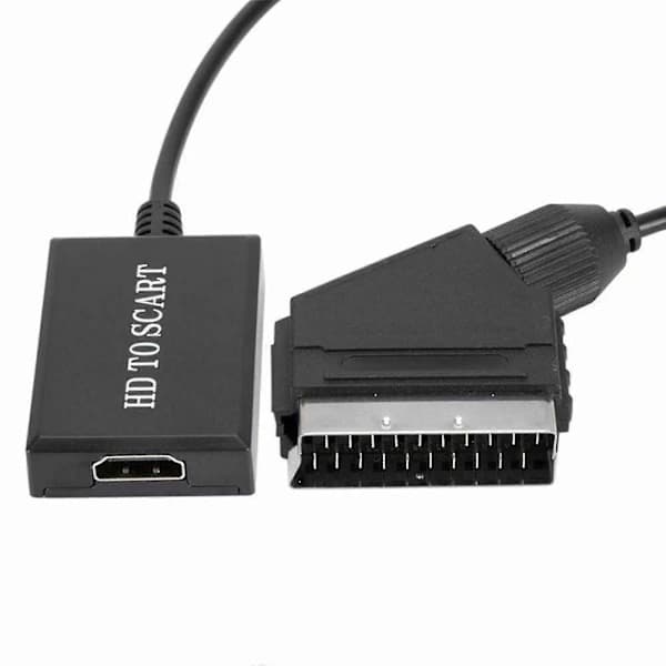 til Scart-kabel til Scart-adapter til Scart-konverter Videoadapter