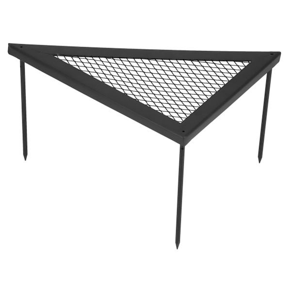 Udendørs Camping Smedejern Trekant Net Bord Camping Grill Smedejern Trekant Stativ