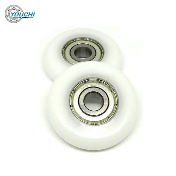 62840-10 8x40x10mm runde POM-ruller, velegnet til romaskiner (8 x 40mm).