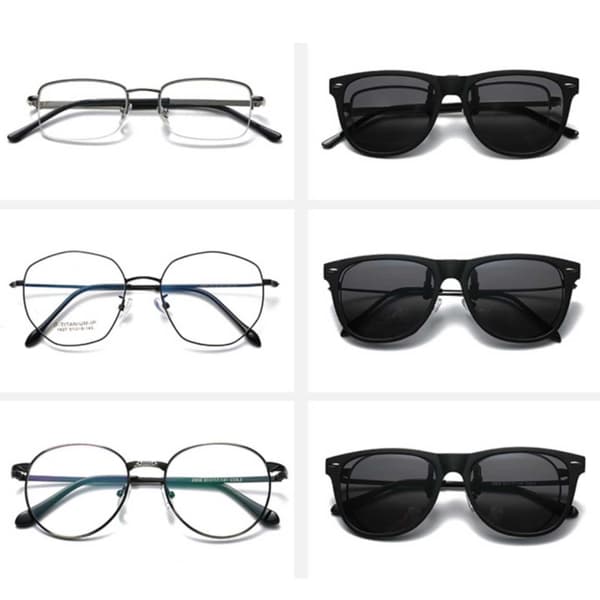Polariserede Wayfarer Clip On Solbriller Flip Up Grøn grøn