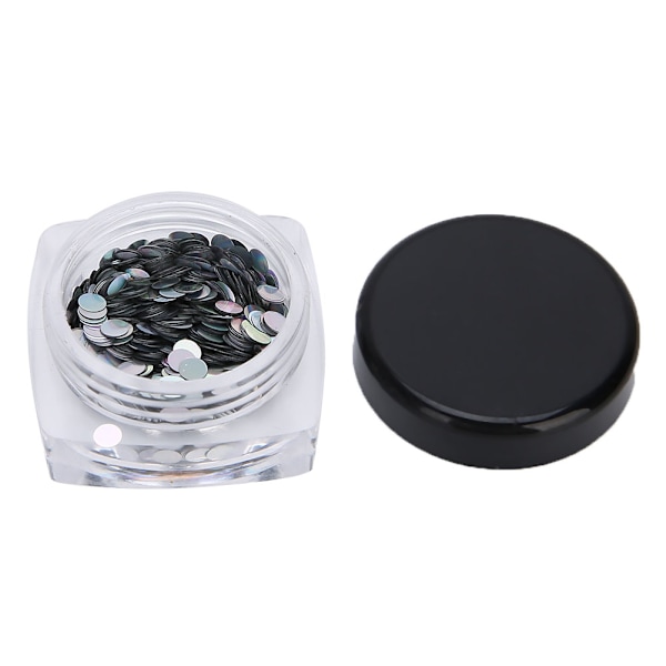 8 st Nail Sequins DIY Nagelsmycke Dekoration Glittrande Sequins Tillbehör för Nagelsalong