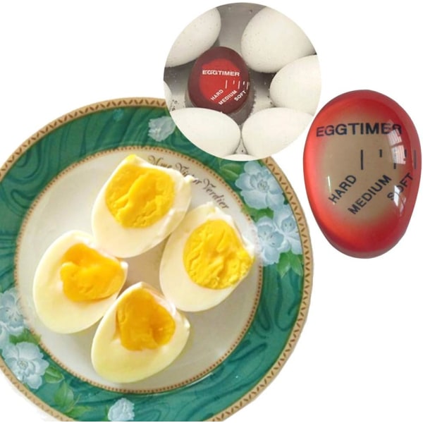 2 st äggtimer för matlagning Välj mognadsgraden på äggen enligt temperatur- och tidsförändringar Kokta ägg till frukost