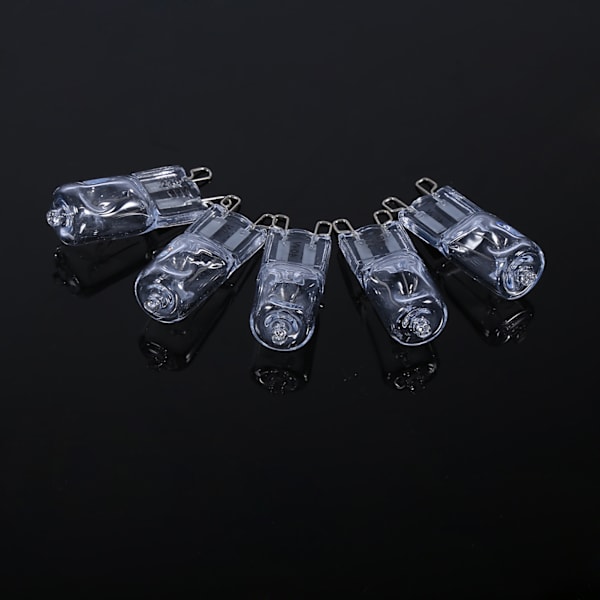 10 stk G9 40W JCD-type klar glass halogenlyspære, holdbar og energisparende 220V