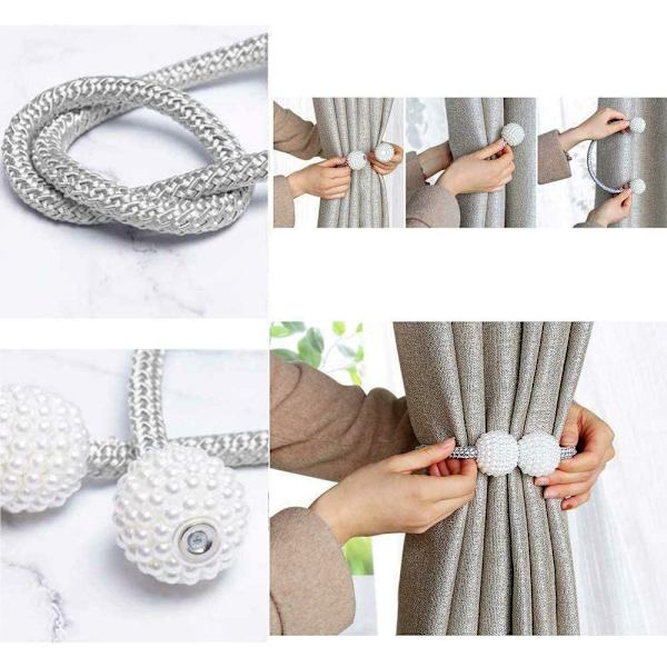 Magnetiske gardinholdere clips