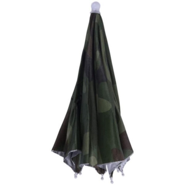 Hopfällbart paraply parasoll hatt
