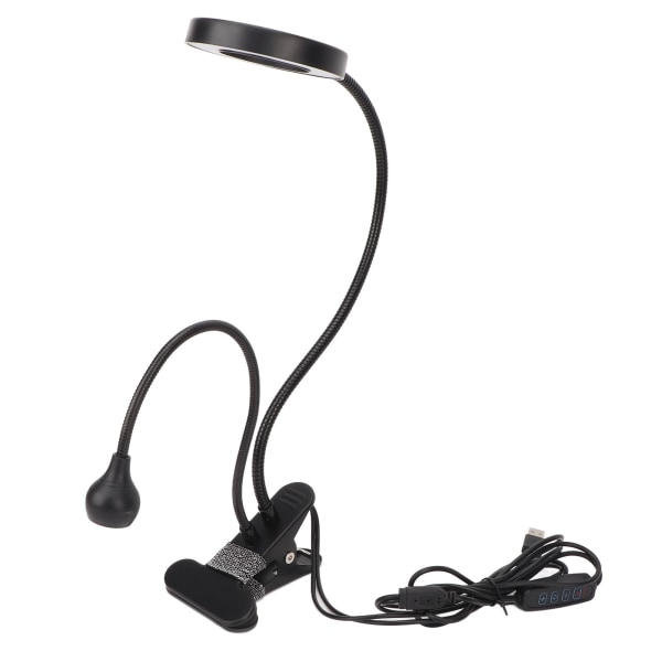 2 i 1 Svanehals Hærdende Lampe USB Interface Justerbar Bøjelig UV Neglebelysning Lampe til Manicure