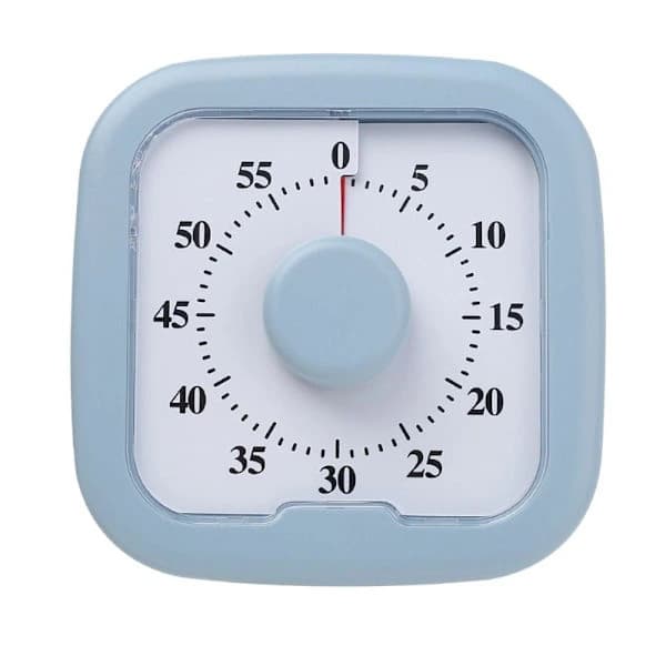 60 minuters visuell timer - Klassrumsskola för barn - Tyst visuell timer