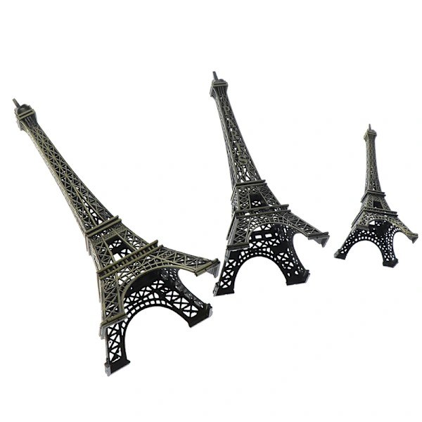 Mini Paris Eiffeltårn Model Skrivebordsstatue Statue Håndværk Souvenir S