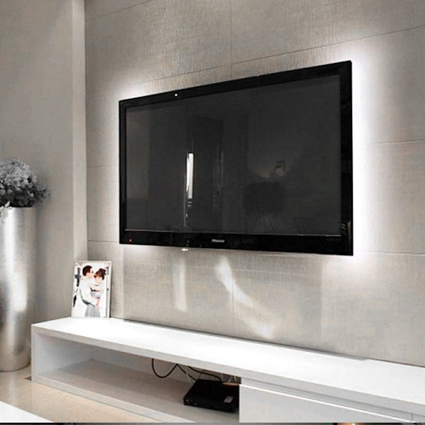 Led-lysstripe 2 m Menneskekroppskaplys Garderobe Skap Vinlysstripe (Hvit)