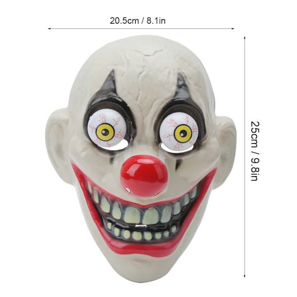 2 st Horribla Halloween Festival Cosplay Dansfest Kostym Mask Dekoration Rekvisita för Män Kvinnor