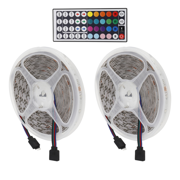 RGBW-remsorljuspaket Mjuk LED-remsa för rums-sovrumsfestdekoration EU 100-240V