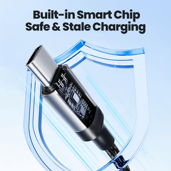 USB C til USB C-kabel 2-i-1 60W hurtigladekabel PD med USB A-adapterkabel Nylon datakabel kompatibel med iPhone 16/17, MacBook, iPad, Galaxy,