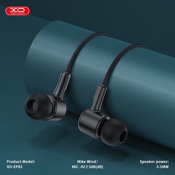 In-Ear USB-C Stereo Hovedtelefoner til Samsung / iPhone 15/16/17 og Mobil med USB-C Stik Sort Sort