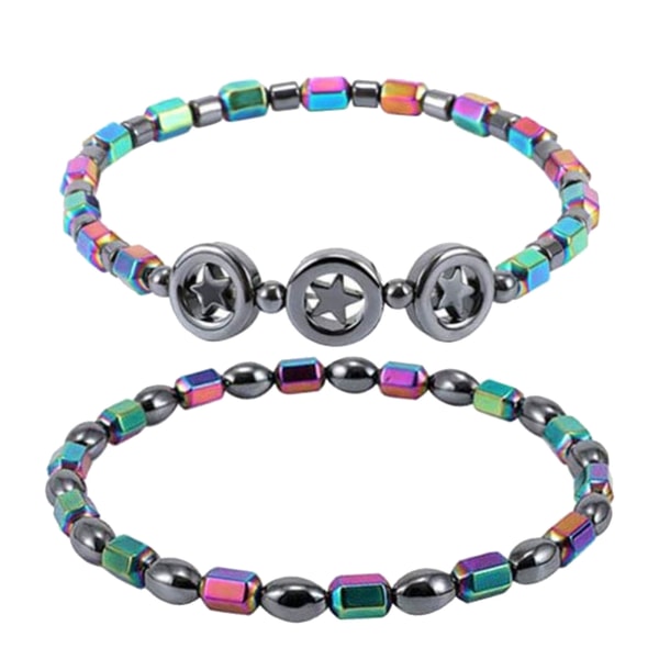 2 st Magnetic Therapy Anklet Colorful Slim Magnetic Hematite