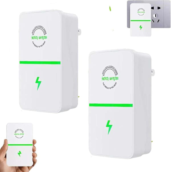 Pistokkeella toimiva virransäästölaite, Elsparbox, 2026 energiansäästölaite kotiin/toimistoon (2)