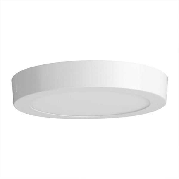 Rund form overflatemontert LED-takpanel Down Lights pære Slim vegglampe 12W varm hvit