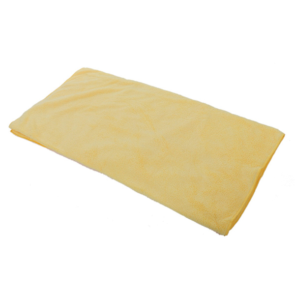 Mjuk Badhandduk Superfin Fiber Vuxen Barn Badrum Dusch Wrap Handduk (Ljusgul)