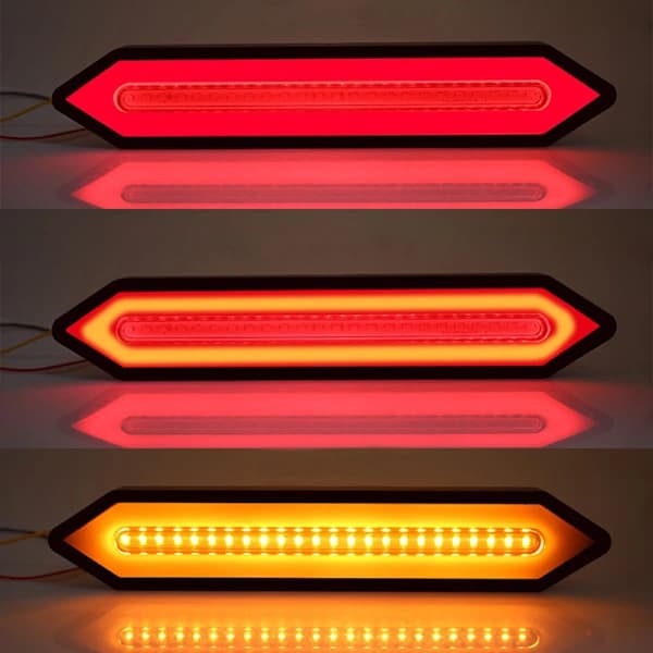 100 LED Bil Lastebil Brems Blinklys Baklys Stripe Lys